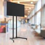 Alpın Tv/fuar Standı Sabit Ayaklı Metal Tv Ünitesi 40 İnç 75 İnç