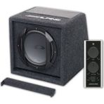 Alpine SWE-815 Amfili 300 Watt 20 cm Oto Bagaj Aktif Subwoofer Bass / SWE-815 - Mat Siyah