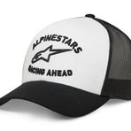 Alpinestars Erkek Triple Trucker Şapka Beyzbol Şapkası, Beyaz/siyah/beyaz., Tek Beden
