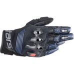 Alpinestars Halo LT Korumalı Motosiklet Eldiveni Mavi Siyah