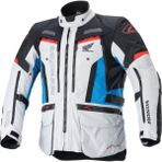 Alpinestars Honda Bogota Pro Ds Korumalı Motosiklet Montu Gri Siyah Mavi - Gri - Siyah - Mavi