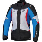 Alpinestars Honda Stella St-1 Wp Korumalı Kadın Motosiklet Montu Gri Siyah Mavi - Gri - Siyah - Mavi