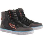 Alpinestars J-6 Wp Kanvas Korumalı Motosiklet Botu (Siyah / Mavi) - 41