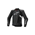 Alpinestars Missile V3 Airflow Deri Korumalı Motosiklet Montu Siyah / Beyaz
