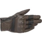 Alpinestars Rayburn V2 Korumalı Deri Motosiklet Eldiveni Kahverengi