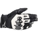 Alpinestars SMX-1 DryStar Korumalı Motosiklet Eldiveni Siyah Beyaz