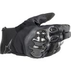 Alpinestars SMX-1 DryStar Korumalı Motosiklet Eldiveni Siyah Siyah