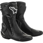 Alpinestars SMX Plus V2 Gore-Tex Korumalı Motosiklet Botu Siyah Gümüş - Siyah - Gümüş - 43