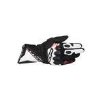 Alpinestars SP-3 Eldiven, Birinci Sınıf Deri, Gelişmiş Esneklik ve Kontrol, Dokunmatik Ekran Uyumlu, L, Siyah/Beyaz/Kırmızı Fluo