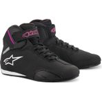 Alpinestars Stella Sektor Korumalı Kadın Motosiklet Botu Siyah Fuşya - Siyah - Fuşya - 39