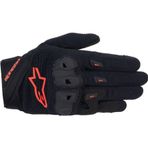 Alpinestars Stella SP X 1 Korumalı Kadın Motosiklet Eldiveni Siyah Kırmızı