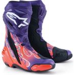 Alpinestars Supertech R Limited Edition Flyte Vented Korumalı Motosiklet Botu Mor - 44