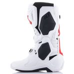 Alpinestars TECH 10 Supervented Kros Motosiklet Botu (Beyaz/Kırmızı) 44,5