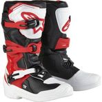 Alpinestars TECH 3S Kros Genç Motosiklet Botu Siyah Kırmızı Beyaz