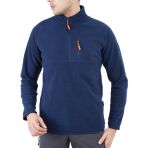 Alpinist 600508 Gamma Fermuarlı Polar İndigo Erkek Sweatshirt