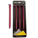 Alpinist 6061 16 cm Kırmızı 4'lü Alüminyum Çadır Kazığı