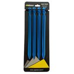Alpinist 6061 18 cm Mavi 4'lü Alüminyum Çadır Kazığı
