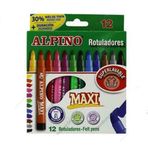 Alpino 12 Renk Rotuladores Maxi Keçeli Kalem