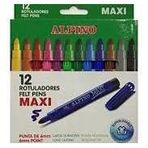 Alpino 12 Rotuladores Felt Pens Maxi Keçeli Kalem
