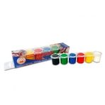 Alpino 25 ml 6 Renk Parmak Boyası