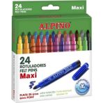 Alpıno AR-000007N Maxı Keçeli Kalem 24 Lü