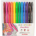 Alpıno AR 000186 Çift Yönlü Dual ARTIST12 Renk Keçeli Kalem