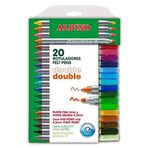 Alpino Ar-058 Double Çift Yönlü 20 Renk Keçeli Kalem