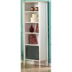 Alpino Meknes Kitaplık (Beyaz) - 62 X 67 X 173