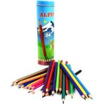 Alpino Tüp 24 Renk Uzun Kuru Boya Kalemi Al-791 Seti Renkli ve Eğlenceli Çizim İçin