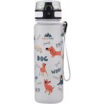 Alpintec Köpek Desenli Gri Tritan Çocuk Su Matara 500 ml - 0,50 lt