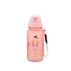 Alpintec Pembe Kelebek Desenli Tritan Çocuk Pipetli Suluk & Matara 400 Ml