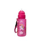 Alpintec Pembe Unicorn Desenli Tritan Çocuk Pipetli Suluk & Matara 400 Ml