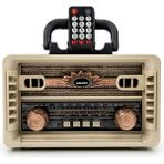 Alpjoy NS-8081BT Usb/sd/fm/bluetooth Nostalji Müzik Kutusu Uzaktan Kumandalı Radyo Mp3 Çalar - 001-Renkli