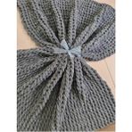Alpjoy Puffy Bebek Battaniyesi 100X100 cm - Açık Gri