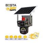Alpotekno 3+3+3 MP SİM KARTLI SOLAR KABLOSUZ GÜVENLİK KAMERASI BS-2088 - Renkli