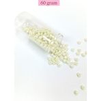 Alpotekno Dökme Cam Kum Boncuk Büyük Boy (6/0) 4 mm - 60 Gram - Krem - BNC107 - Renkli