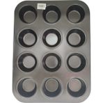 Alpotekno Teflon Muffin Kek Kalıbı -12'li - 35 cm