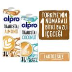Alpro Barista 1 lt Badem Sütü & Hindistan Cevizi Sütü
