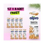 Alpro Barista Badem Sütü 1 Lt x 8 Adet