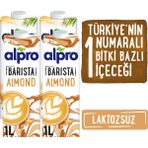Alpro Barista Badem & Yulaf Sütü 4'lü Mix %100 Bitki Bazlı Laktozsuz Kalsiyum Kaynağı