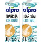 Alpro Barista Hindistan Cevizi Sütü 2 x 1 lt Laktozsuz Bitkisel Vegan Süt
