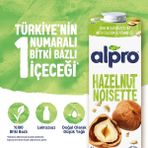 Alpro Fındık Sütü 1 L Vegan Laktozsuz Bitkisel Bazlı