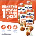 Alpro Şekersiz Badem Sütü 5x1 L Vegan Laktozsuz Bitkisel Bazlı