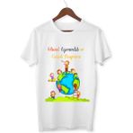 Alpşan Ticaret 23 Nisan Çocuk Tişörtü Kız Erkek Beyaz Çocuk Tshirt 23 Nisan - 001 - Beyaz - 10 Yaş