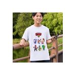 ALPŞAN TİCARET Brawl Stars Karakterler Çocuk Yetişkin Beyaz T-shirt Unisex Edgar Draco Spike Frank Leon