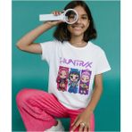 Alpşan Ticaret Huntrix Anime Tişört - Rumi Mira Zoey Karakterli Kız Çocuk Beyaz Tişört - 0 Beyaz - 8 Yaş