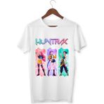 Alpşan Ticaret Huntrix Anime Tişört - Rumi Mira Zoey Karakterli Kız Çocuk Beyaz Tişört - 0 Beyaz