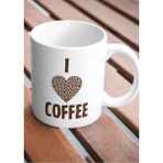 Alpşan Ticaret I Love Coffee Kupa