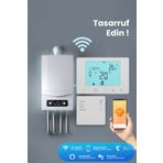 ALPSMART As-882k Wifi Taşınabilir Kablosuz Akıllı Kombi Kontrol Termostatı Tuya Destekli