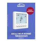 ALPSMART AS880K Wi-Fi Akıllı Kablolu Kombi Oda Termostatı - Tuya Uyumlu